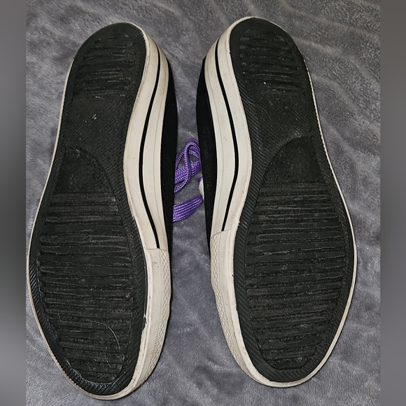 Double laced converse all star low cut plaid - Picture 2 of 6